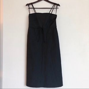 banana republic | spaghetti strap black dress